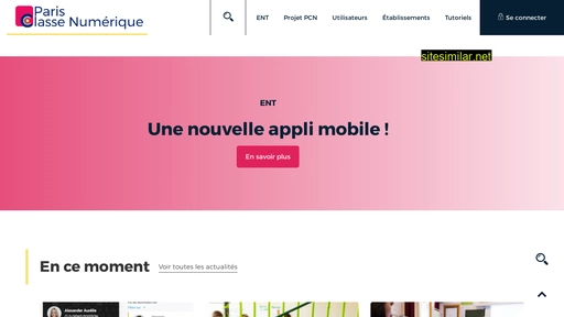 parisclassenumerique.fr alternative sites