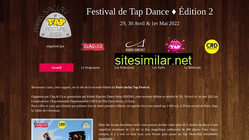 paris-saclay-tap-festival.fr alternative sites