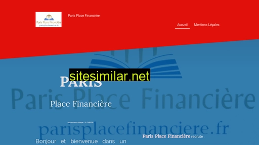 parisplacefinanciere.fr alternative sites