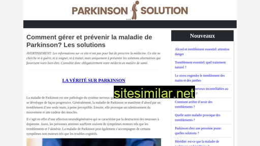 parkinson-solution.fr alternative sites
