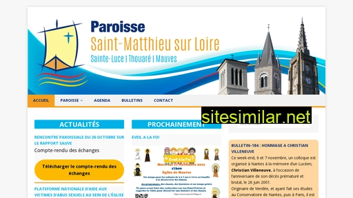 Paroisse-saintmatthieusurloire similar sites