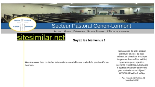 paroissescenonlormont.fr alternative sites