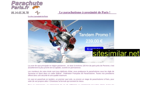 parachute-paris.fr alternative sites