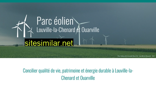 parc-eolien-louville-ouarville.fr alternative sites