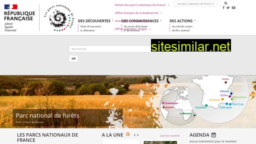 parcsnationaux.fr alternative sites