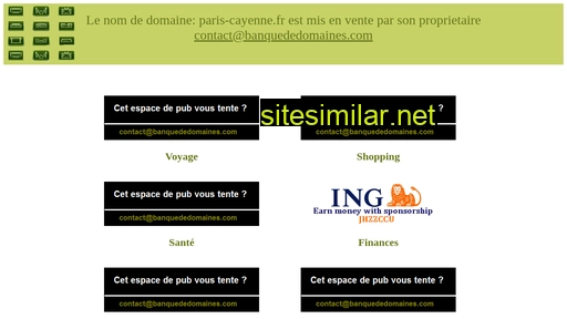 paris-cayenne.fr alternative sites