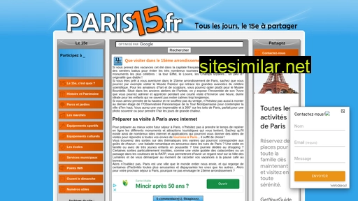 paris15.fr alternative sites
