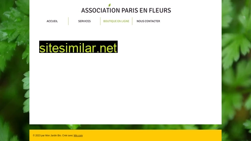 parisenfleurs.fr alternative sites