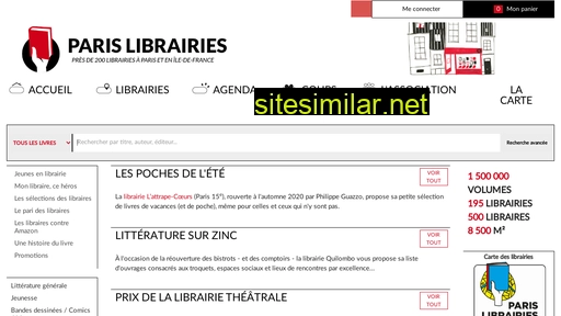 parislibrairies.fr alternative sites