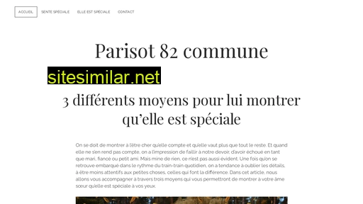 parisot82commune.fr alternative sites