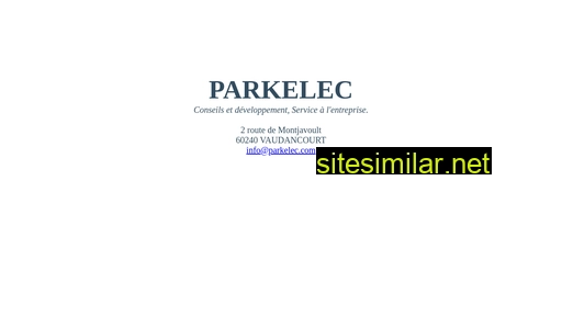 parkelec-facilities.fr alternative sites