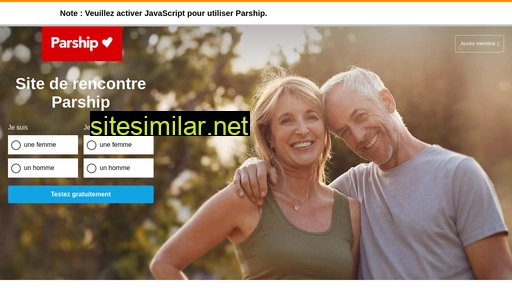 parship.fr alternative sites