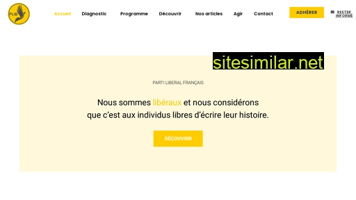 partiliberal.fr alternative sites