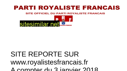 partiroyalistefrancais.fr alternative sites