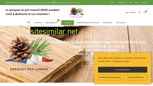 parquetdeslandes.fr alternative sites
