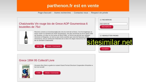 parthenon.fr alternative sites