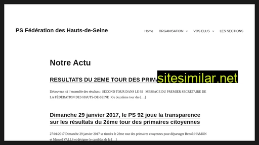 parti-socialiste92.fr alternative sites