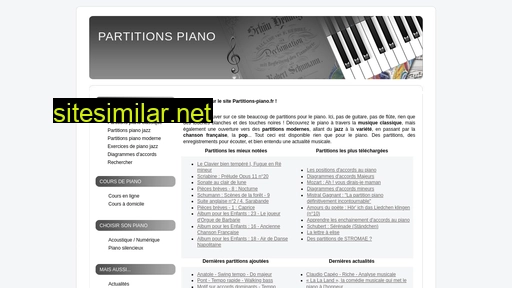 partitions-piano.fr alternative sites
