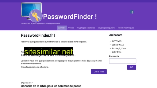 Passwordfinder similar sites