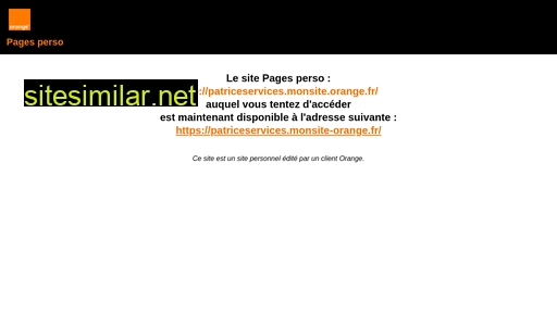 patriceservices.monsite.orange.fr alternative sites