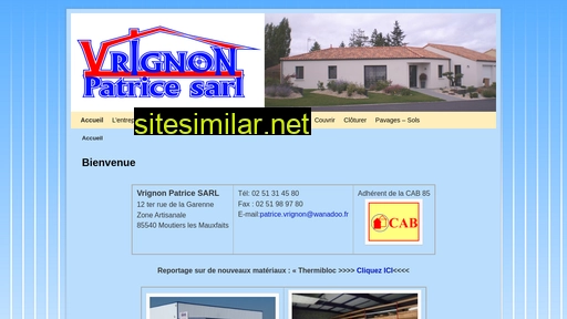 Patrice-vrignon similar sites