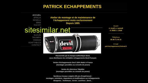 patrickechappements.fr alternative sites
