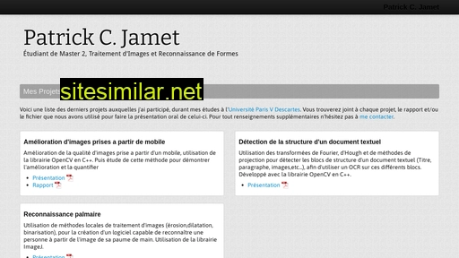 patrickjamet.fr alternative sites