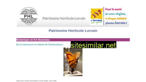 patrimoine-horticole-lorrain.fr alternative sites