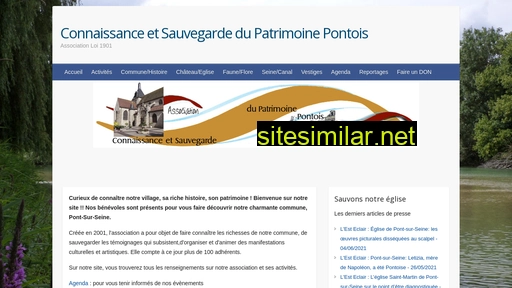 patrimoine-pont-sur-seine.asso.fr alternative sites