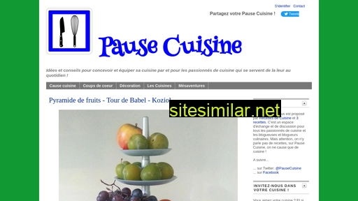 pausecuisine.fr alternative sites
