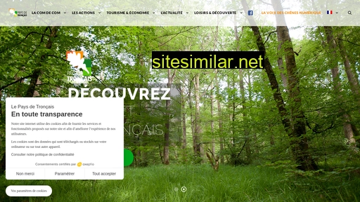 paysdetroncais.fr alternative sites