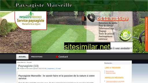paysagisteprovence.fr alternative sites