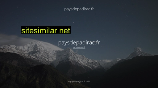 paysdepadirac.fr alternative sites