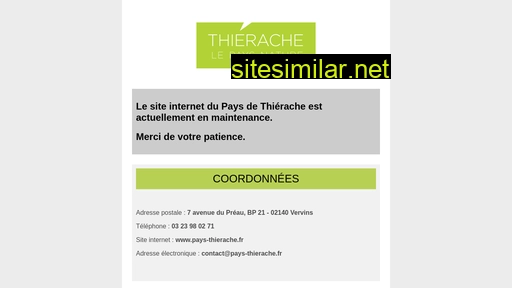 pays-thierache.fr alternative sites