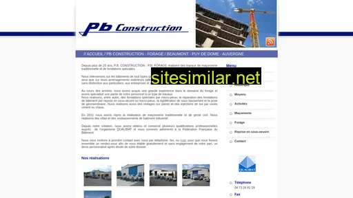 pbconstruction.fr alternative sites