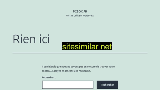 pcbox.fr alternative sites