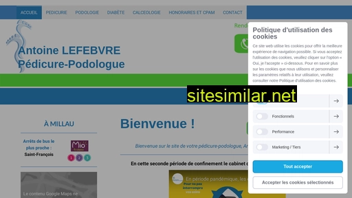 pedicure-podologue-lefebvre.fr alternative sites
