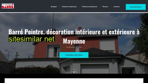 peinture-barre-mayenne.fr alternative sites