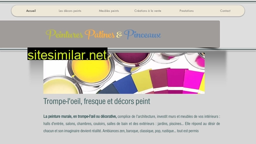 peinturespatinesetpinceaux.fr alternative sites