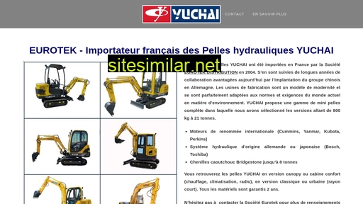 pelles-yuchai.fr alternative sites