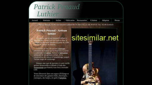 penaud-luthier.fr alternative sites