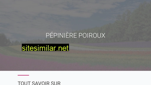 pepiniere-poiroux.fr alternative sites