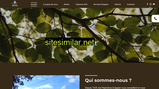 pepinieres-drappier.fr alternative sites