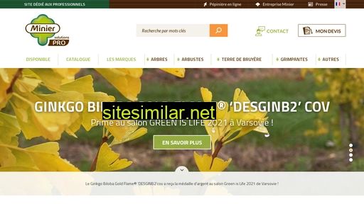 pepinieres-minier.fr alternative sites