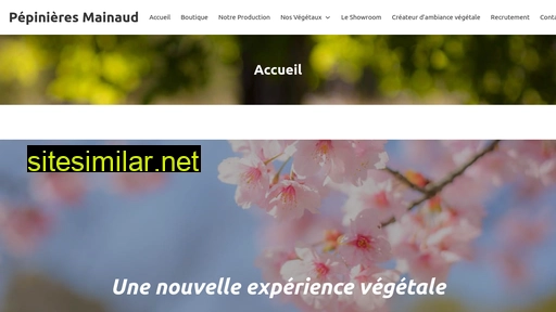 pepinieresmainaud.fr alternative sites