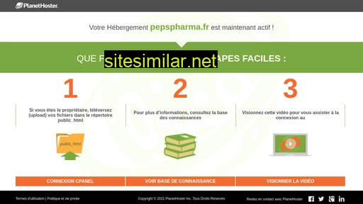 pepspharma.fr alternative sites