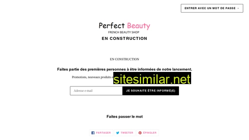 perfect-beauty.fr alternative sites