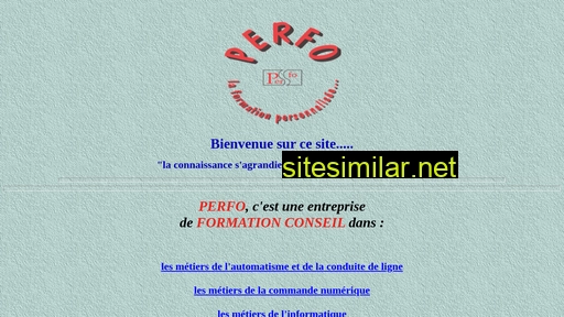 perfo.fr alternative sites