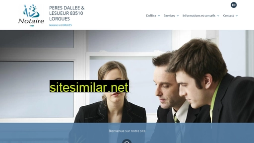 peres-dallee-lorgues.notaires.fr alternative sites
