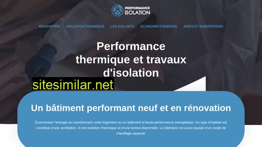 performance-isolation.fr alternative sites
